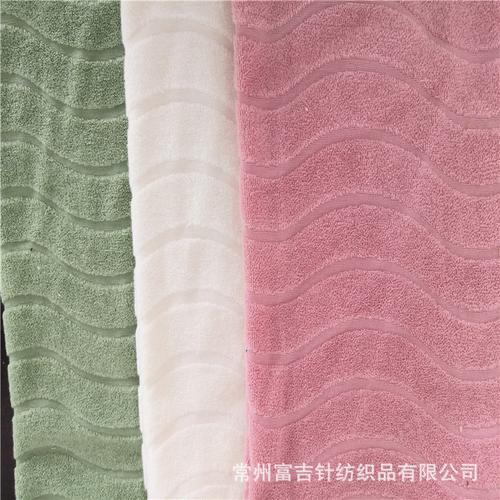 工厂直销 提花毛巾布 新品 单面 毛巾布 服装 床品面料